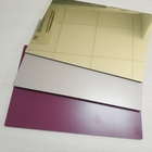 High Reflective Rate Aluminum Mirror Sheet Glass Processing Anodized Stable