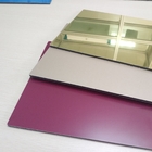 High Reflective Rate Aluminum Mirror Sheet Glass Processing Anodized Stable